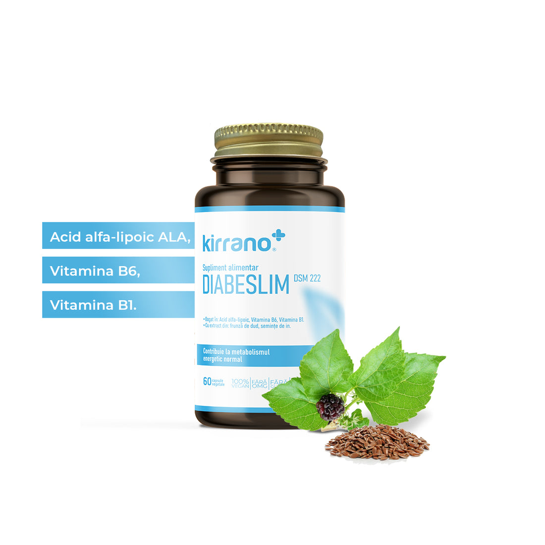 Supliment alimentar: DIABESLIM DSM222 antioxidant pentru energie și metabolism