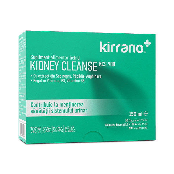 Supliment alimentar: KIDNEY CLEANSE KCS900-cu păpădie, anghinare și soc negru